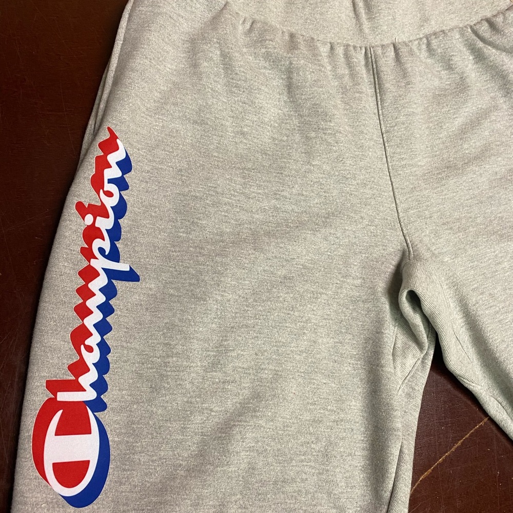 Champion Abstract Shadow Chmp GRAY Shorts Sz 2XL - Picture 2 of 3